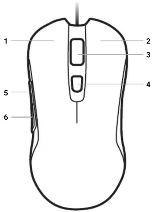 Nacon GM110 - Elementos de controlo - 1