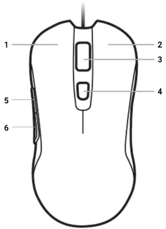 Nacon GM110 - Control elements - 1
