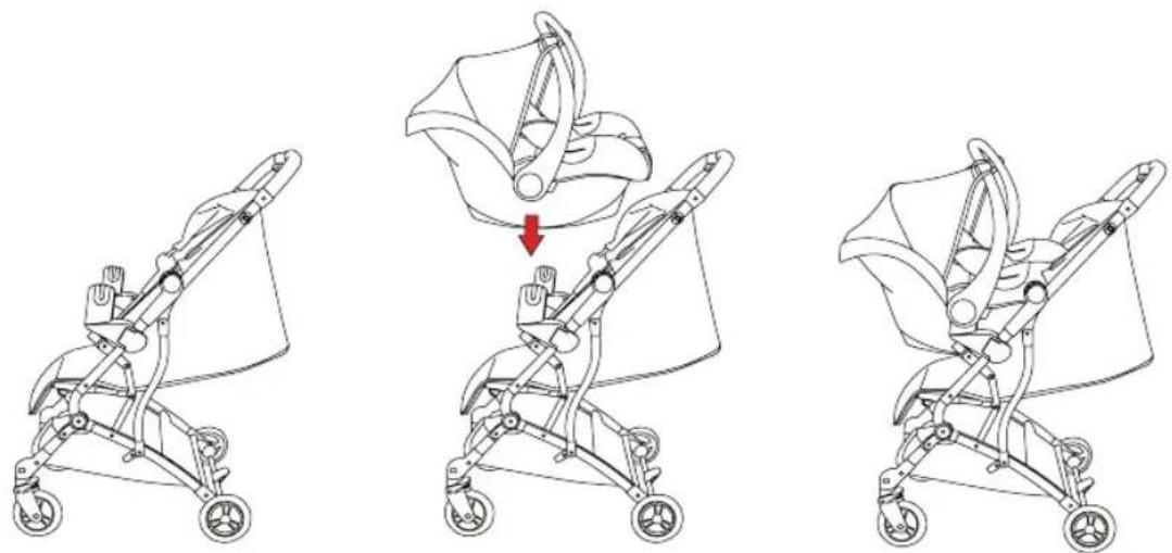 Osann Boogy - Travel system with adapter and baby seat* - 1