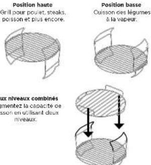 NINJA Foodi MAX OL650EU - INSTRUCTIONS D'ASSEMBLAGE DES ACCESSOIRES - 2