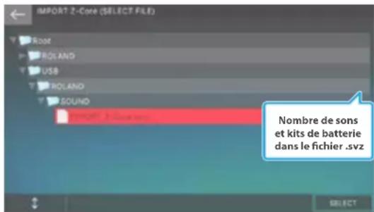 ROLAND FANTOM07 - Appuyez sur le bouton [MENU] - 1