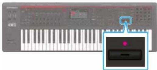ROLAND FANTOM07 - Appuyez sur [bouton REC]. - 1