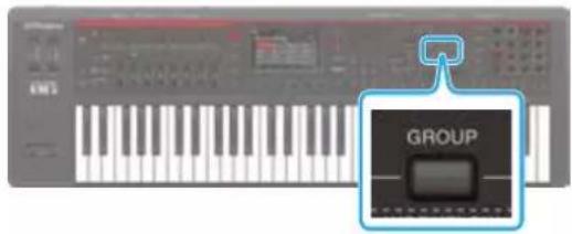 ROLAND FANTOM07 - Appuyez sur le bouton ] - 1