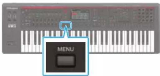 ROLAND FANTOM07 - Bouton [MENU] - 2