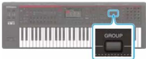 ROLAND FANTOM07 - Appuyez sur le bouton [] - 1