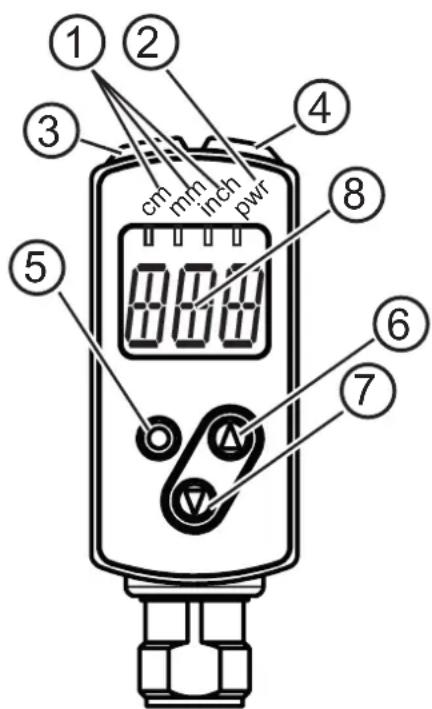 IFM OGD581 - Eléments de service et de visualisation - 1