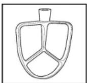 HAMILTON BEACH 63396 - Flat Beater Tips - 1