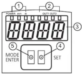 IFM O1D109 - Eléments de service et d'indication - 1