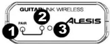 ALESIS GuitarLink Wireless - Front Panel - 1