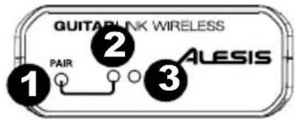 ALESIS GuitarLink Wireless - Pannello anteriore - 1