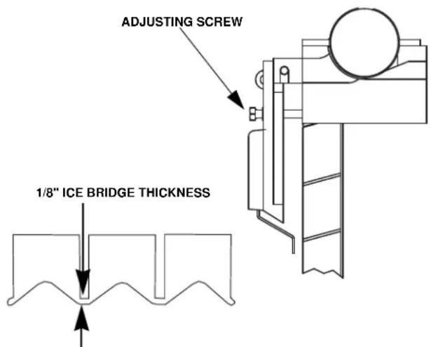 Manitowoc QM45A - ICE BRIDGE THICKNESS CHECK - 1