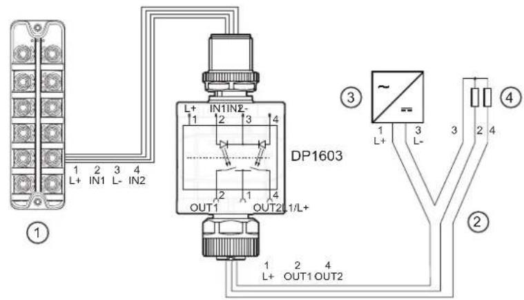 IFM DP1603 - Exemple d'application - 1