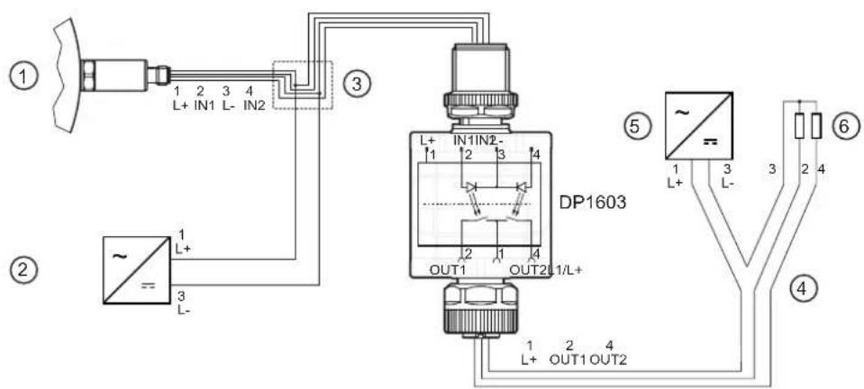 IFM DP1603 - Exemple d'application - 2