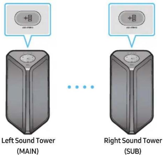 SAMSUNG MXST50B - Using a Smartphone and Stereo Group mode - 1