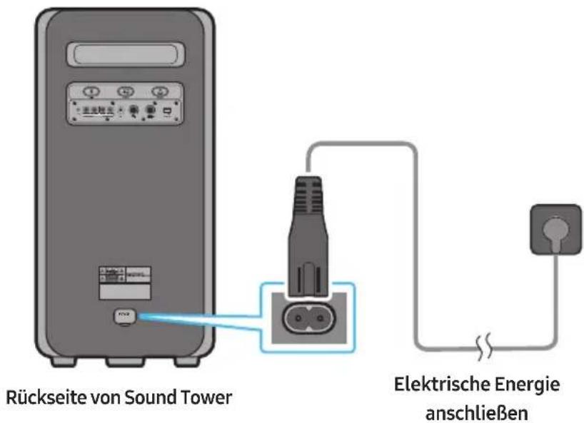 SAMSUNG MXST50B - Elektrische Energie anschließen - 1
