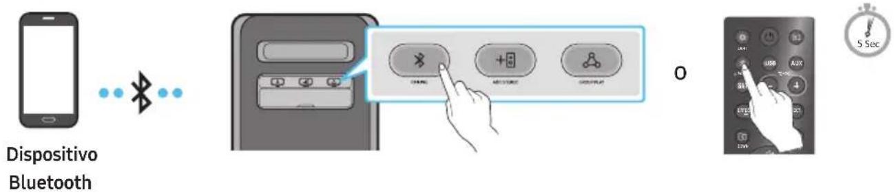 SAMSUNG MXST50B - Connessione di un dispositivo mobile tramite Bluetooth - 1