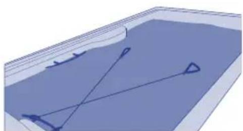 ASTRALPOOL Evolution 70 - AANBEVOLEN BEVESTIGING VAN KOORD - 1