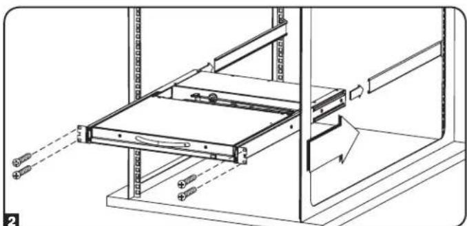 Tripp Lite B02100017 - 2-Post Rackmounting - 4