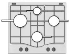 HOTPOINT TQG 641 HA(DS) - Practical advice on using the burners - 1