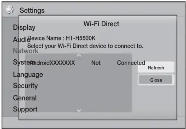 SAMSUNG HTH5550K - Wi-Fi Direct - 3