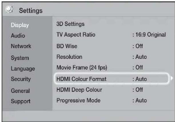 SAMSUNG HTH5550K - Accessing the Settings Screen - 1