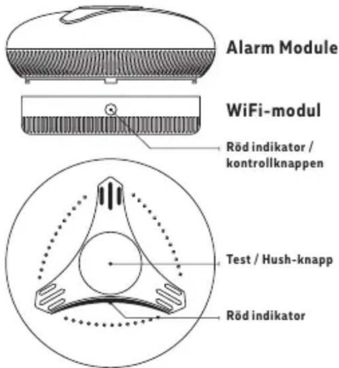 Calex Smart Smoke Alarm - FÖRPACKNINGSINNEHÄLLET - 1