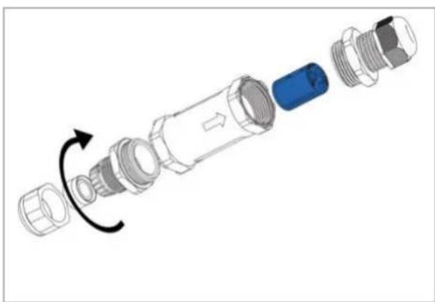 Derksen PHOS 85 rotator outdoor - Connexion à l'alimentation électrique - 1