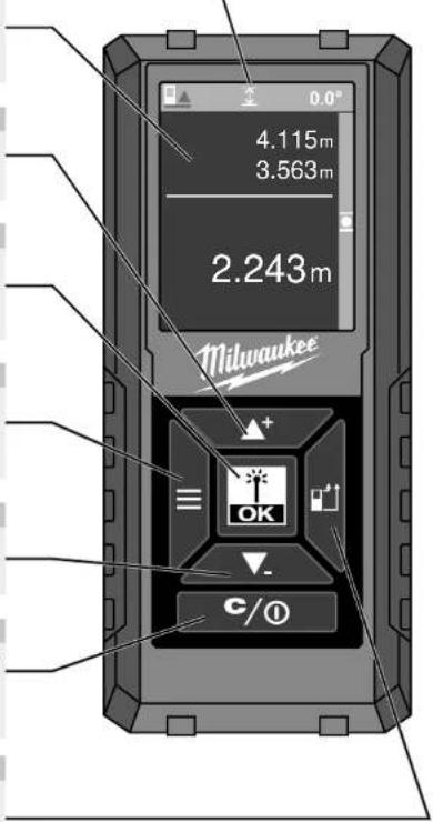 MILWAUKEE LDM 45 - MÅLEPUNKT - 1