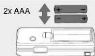 MILWAUKEE LDM 45 - REMPLACER LES BATTERIES - 3