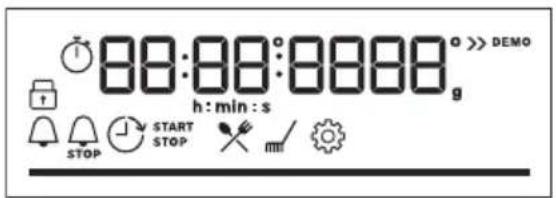 88:00:00008 h : min : s STOP START STOP > > DEMO m /