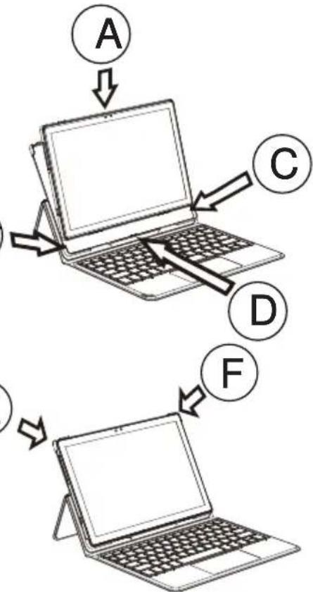 DORO Tablet - Fixer le clavier - 1