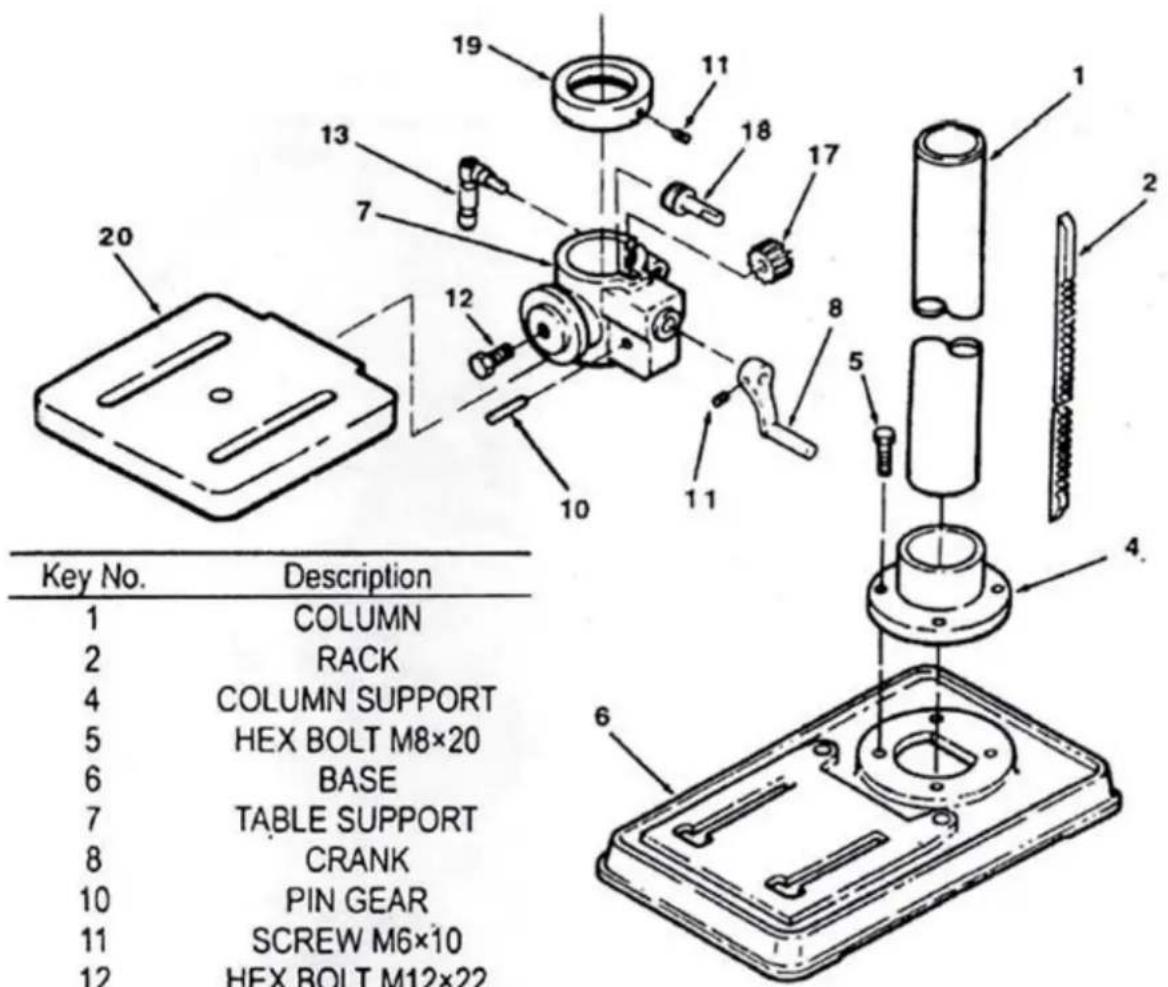 Holzmann SB 3116RMN - The installation of other than original spare parts voids the warranty! - 1