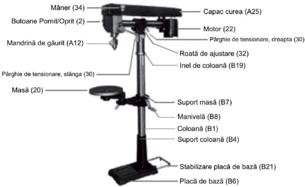 Holzmann SB 3116RMN - Asamblarea - 1