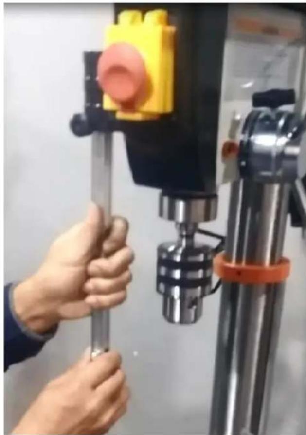 Holzmann SB 3116RMN - Montajul arborelui de protectie - 2