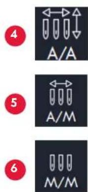 PFAFF Creative stylist MN 110 - COMMENT PASSER AU MODE DE CHANGEMENT DE COULEUR - 2