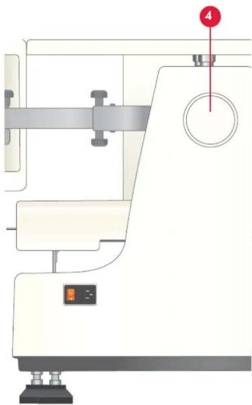 PFAFF Creative stylist MN 110 - BOUTON DE 100 DEGREs - 2