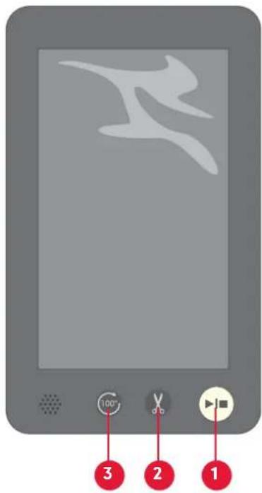 PFAFF Creative stylist MN 110 - BOUTON DE 100 DEGREs - 1