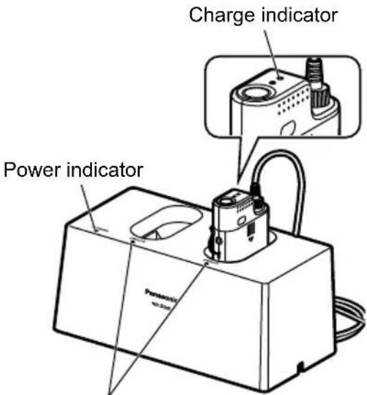PANASONIC WXST400P - Insert the microphone into the charger (WX-SZ200P) - 1