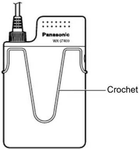 PANASONIC WXST400P - Fixer à la ceinture - 1