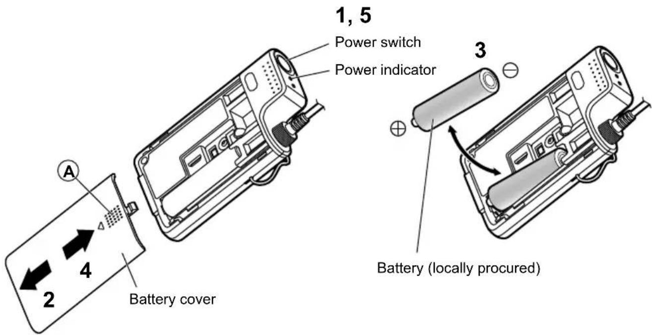 PANASONIC WXST400P - Replacing the battery - 2