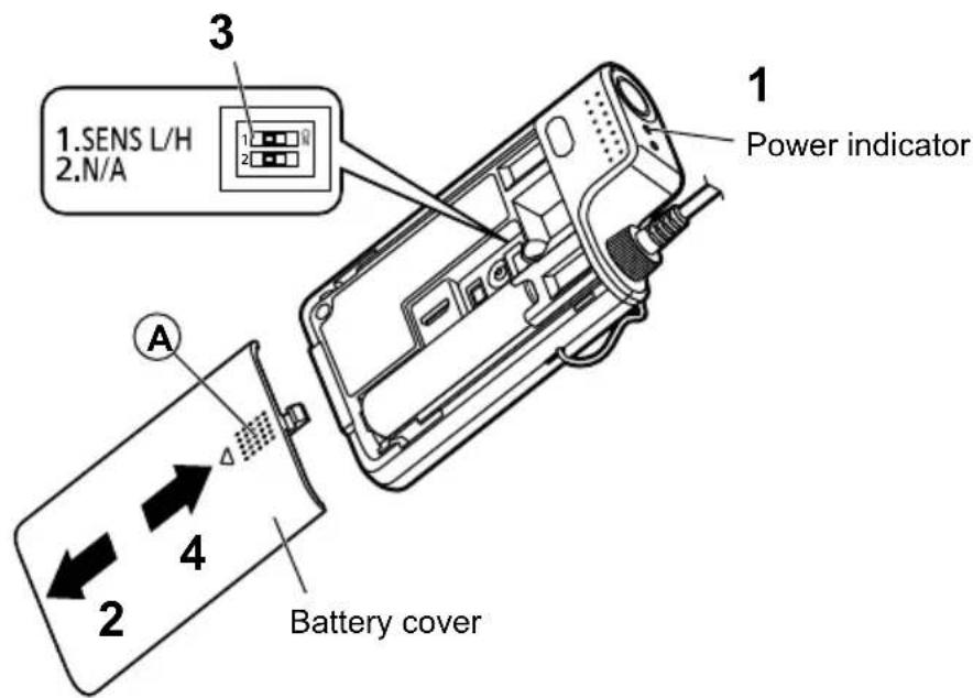 PANASONIC WXST400P - Setting the microphone sensitivity - 1