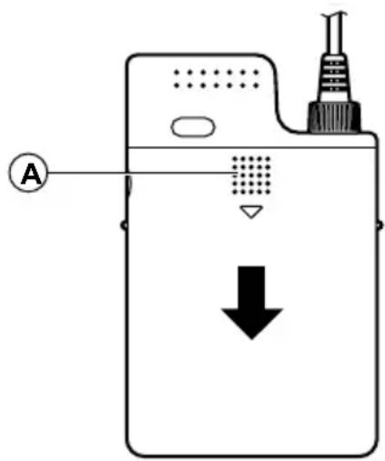 PANASONIC WXST400P - Remove the battery cover - 1