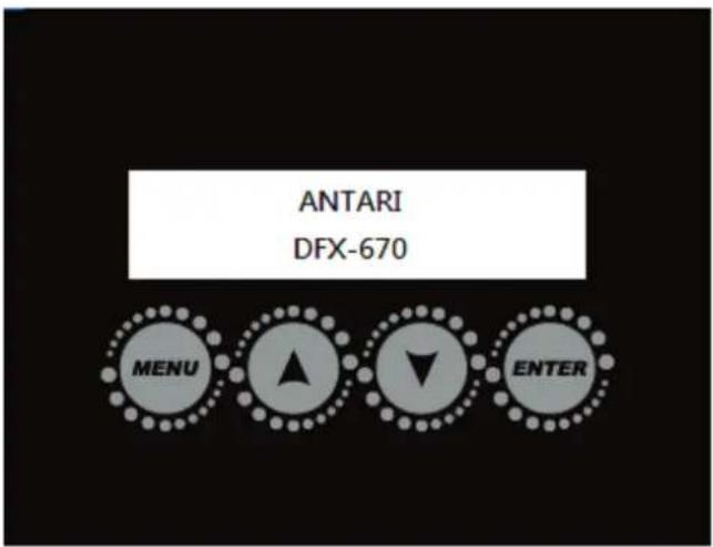 Antari DarkFX Spot 670 - Control Panel Operation - 1
