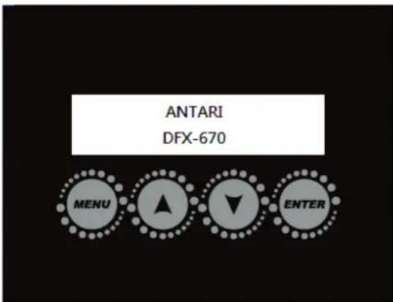 Antari DarkFX Spot 670 - Bedienfeld - 1