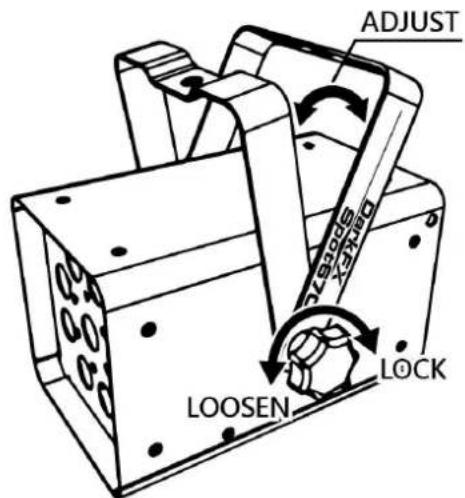 Antari DarkFX Spot 670 - Adjustable Mounting Bracket - 1