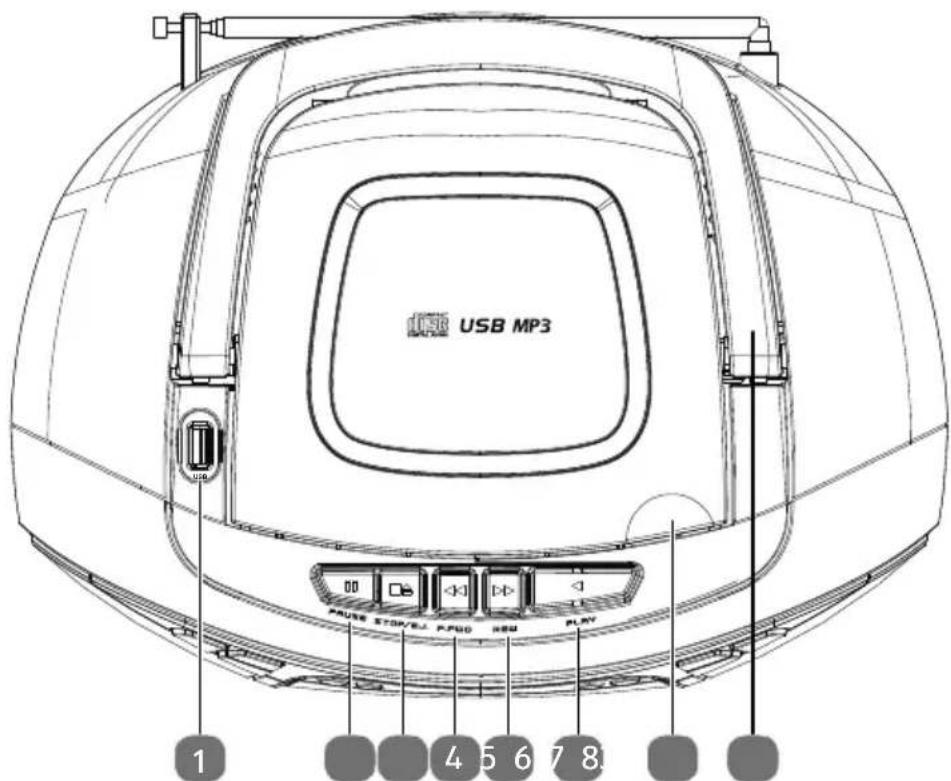 MEDION LIFE E66476 (MD 44176) - Parte superiore - 1