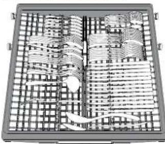WHIRLPOOL WFO 3P31 PL X - CUTLERY RACK - 1