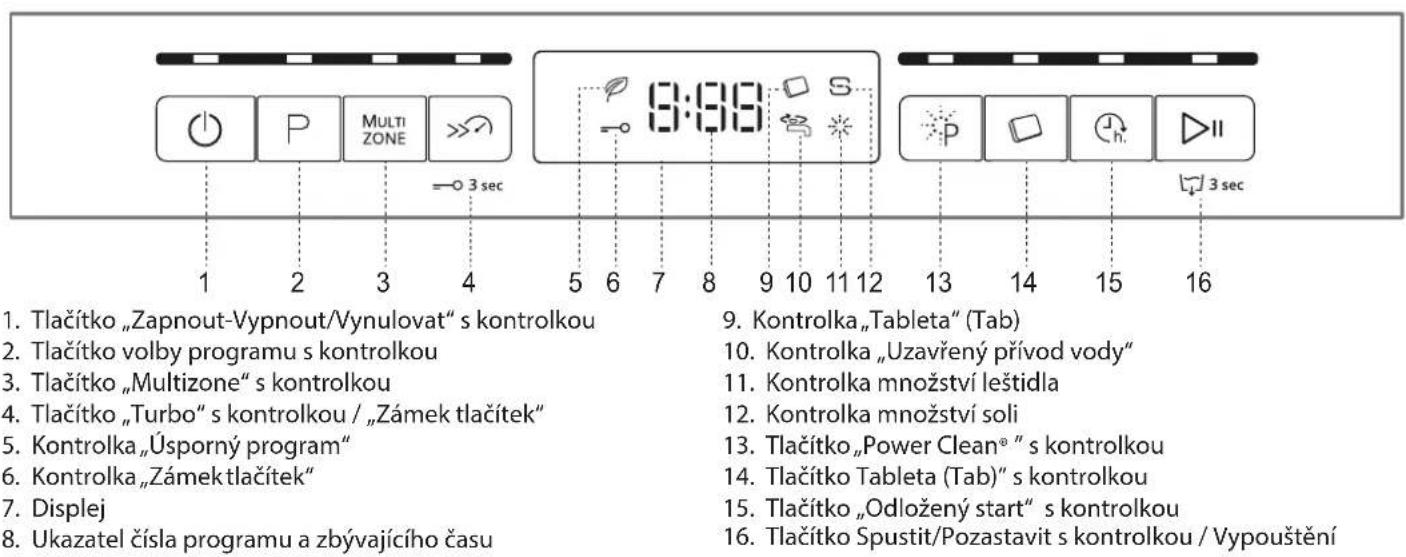 WHIRLPOOL WFO 3P31 PL X - POPIS SPOTČREBICE - 2