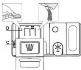 WHIRLPOOL WFO 3P31 PL X - Reemplir le distributeur de détergent - 1