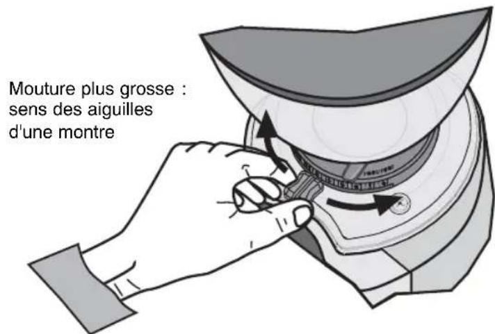 Ceado E37S - RÉGLAGE MOUTURE - 2